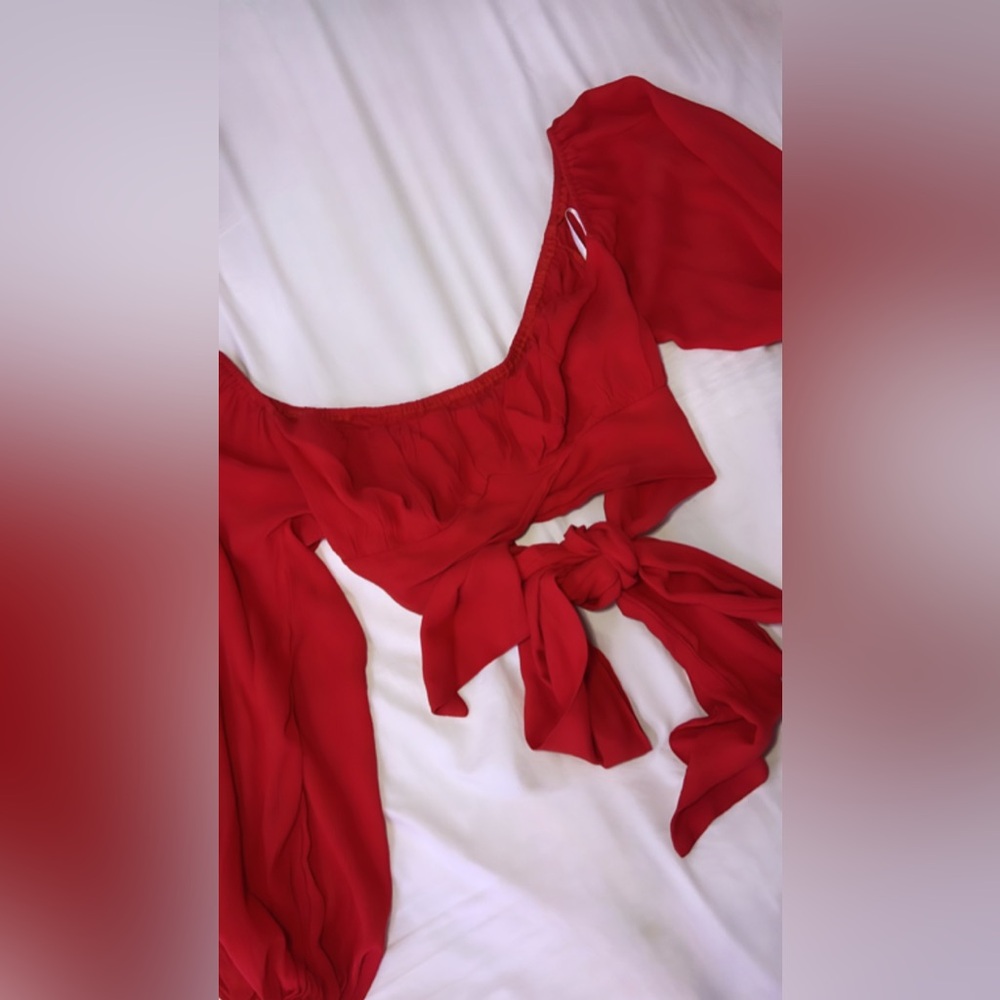 RED BLOUSE